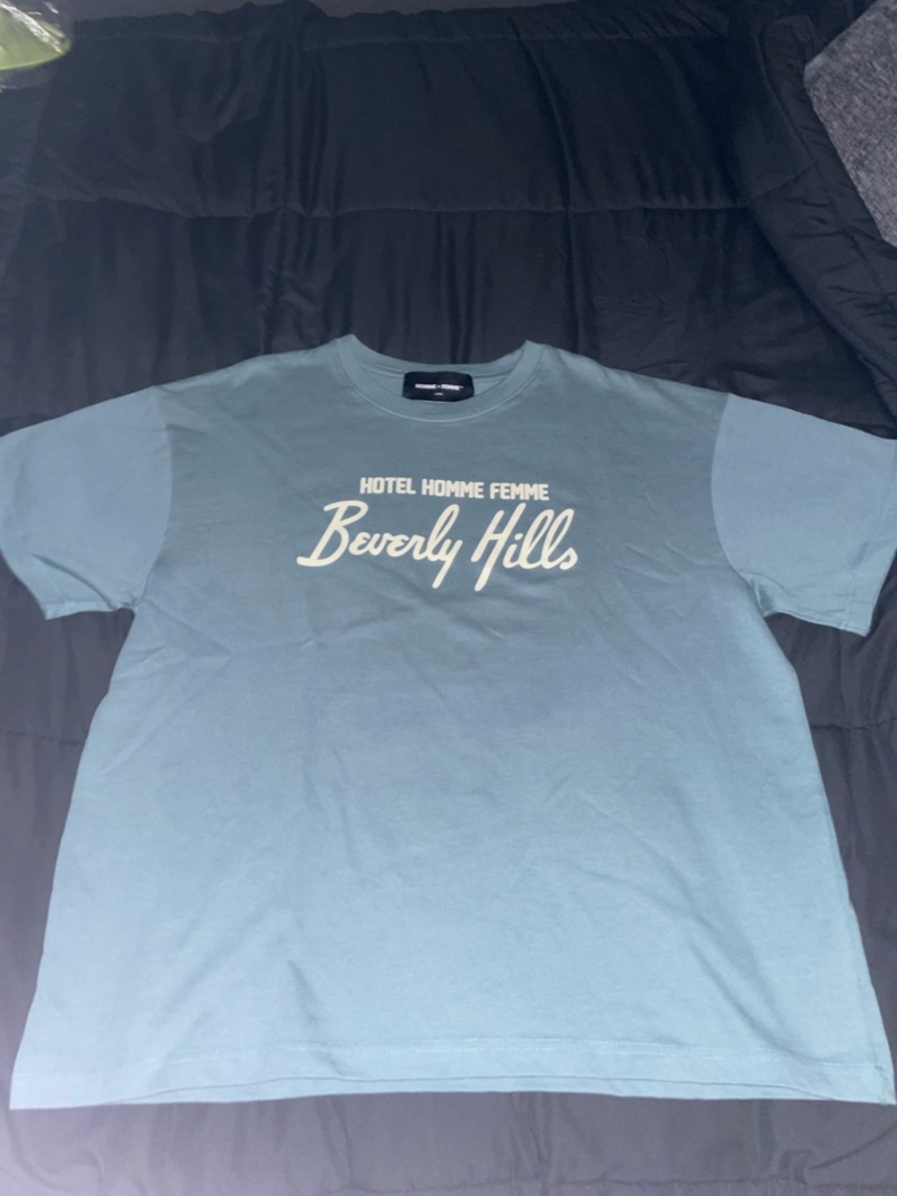 Hotel Homme Femme Beverly Hills Short-Sleeve Tee - Light Blue
